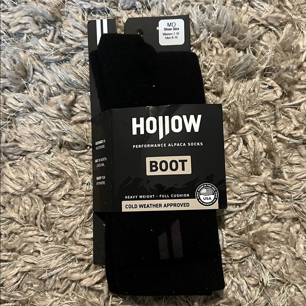 HOLLOW Alpaca Boot Socks - Picture 2 of 3